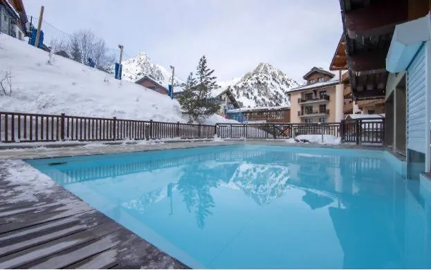 Apartmán Appartement 4-5 Personnes Skis Aux Pieds Piscine Interieure Sauna Hammam Les Arcs