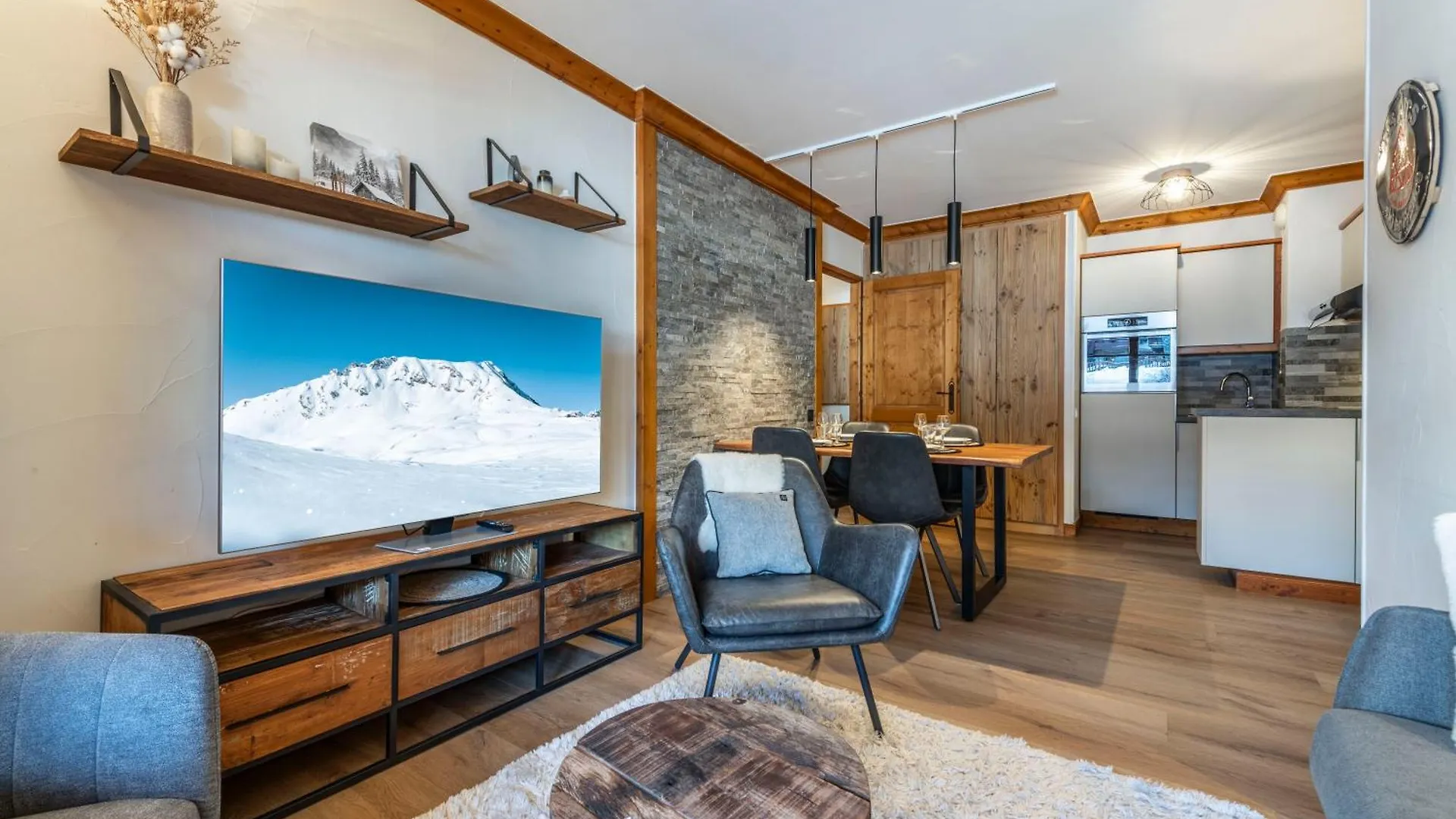 Appartement 4-5 Personnes Skis Aux Pieds Piscine Interieure Sauna Hammam Les Arcs  0*, Les Arcs (Savoie) Francie